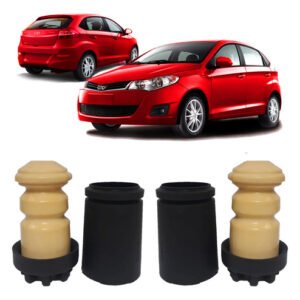 2 Kit Traseiro Suspensão Batente Coifa Chery Celer 2017 2018